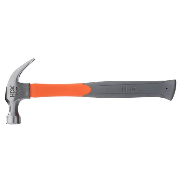 HDX 16 oz. Fiberglass Handle Hammer Fiberglass Handle for Comfort NG16CHD