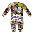 thumbnail image 5 of Rugrats Baby Long Sleeve Footless, Infant Playsuit Romper Jumpsuits for Boys Girls, 5 of 8