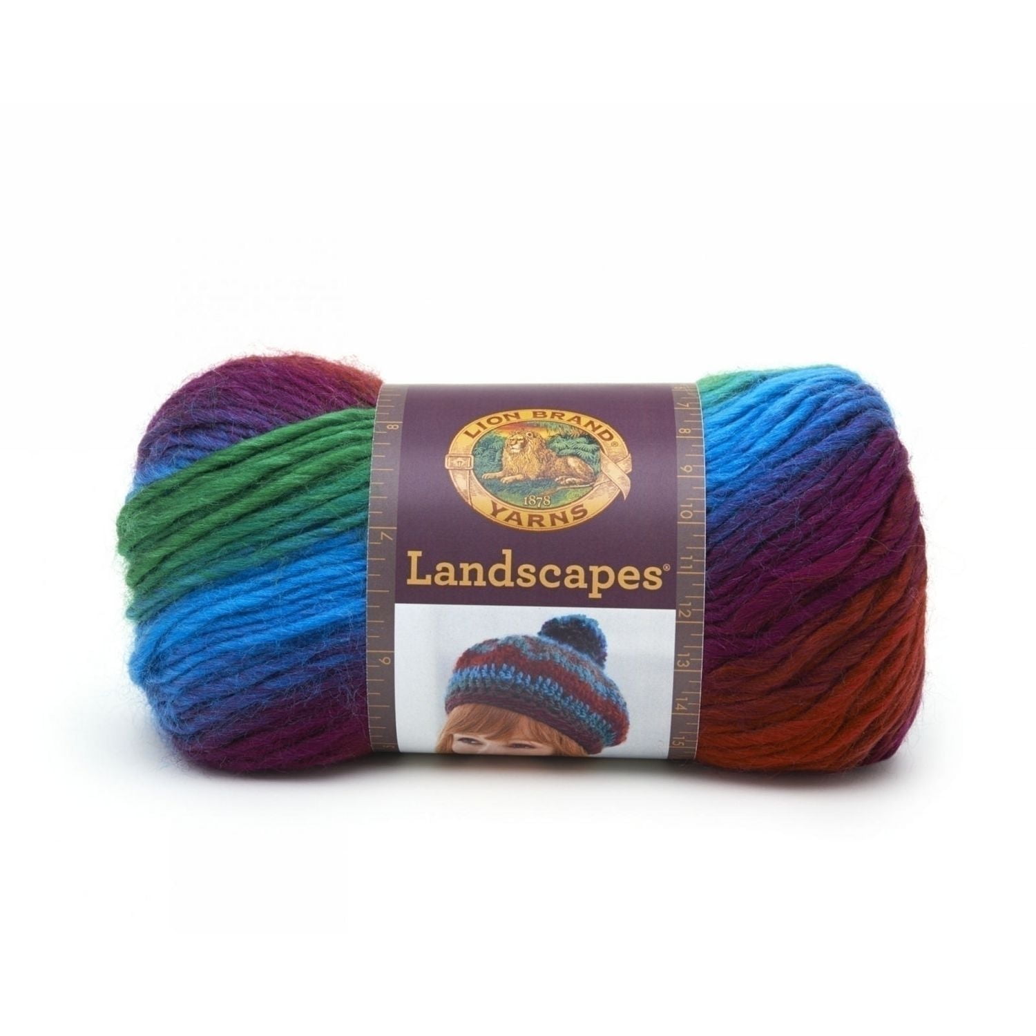 Lion Brand Yarn Landscapes Apple Orchard 545-205 Fashion Yarn