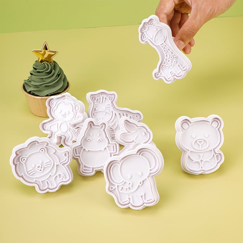 JOYWEI Set of 8 Animal Cookie Cutters, 3D Animal Shaped Plastic Cookie Cutters, Animal Biscuit Mold Set Kids Cookie Cutter, for Cakes DIY Baking Mold for Kids (Animal) | Walmart Canada JOYWEI Set of 8 Animal Cookie Cutters, 3D Animal Shaped Plastic Cookie Cutters, Animal Biscuit Mold Set Kids Cookie Cutter, for Cakes DIY Baking Mold for Kids (Animal) | Walmart Canada
