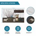 thumbnail image 6 of Texas Stars Vintage Placemats Set of 8, Bless OurHome Pots Country Wooden Plank Placemats for Dining Table, Place Mats for Kitchen Tabletop, Waterproof Wipeable Dining Table Mats Set, 6 of 9
