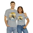 thumbnail image 3 of Great Blue Heron T-shirt Heron Lover Shirt Nature Gift Bird Watcher Tee Grey Large, 3 of 7