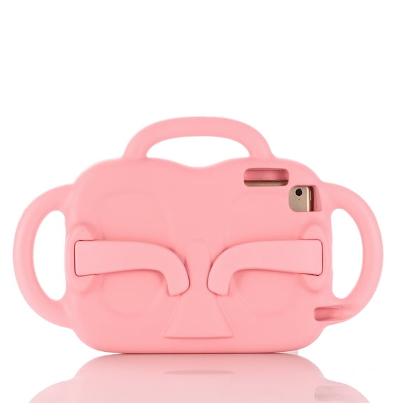 ELEHOLD Kids Case for iPad Mini 5/4/3/2/1 - Kids Friendly EVA Case with Kickstand Function Handle Grip Shockproof Cover for iPad Mini, Mini 5 (2019), Mini 4, iPad Mini 3rd Gen, Mini 2,Pink