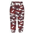 thumbnail image 3 of AKAFMK Plus Size Capris for Women,Women's Yoga Capris Pants Camouflage Print Loose Soft Workout Pants Outdoor Sports Casual Pants With Pockets, 3 of 4