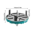 thumbnail image 4 of Binwennn Adjustable Hole Saw Adjustable Punch Saw Tool For Drilling Adjustable Round Hole Saw Diameter 45 130MM Hole Opener Tools Adjustable Hole Cutter Bit For Woodworking Left Handed Drill Bit Set, 4 of 8