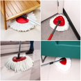 thumbnail image 4 of 2 Pack Microfiber Mop Replacement Heads for O-Ceda EasyWrin Spin Mop - Easy Cleaning Spin Mop Refills, 4 of 9