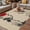 Beige, variant on Crane Outdoor Rug for Patio/Deck/Porch, Non-Slip Large Area Rug 3 x 5 Ft, Black White Ink Wash Red Moon Botanical Indoor Outdoor Rugs Washable Area Rugs, Reversible Camping Rug Carpet Runner