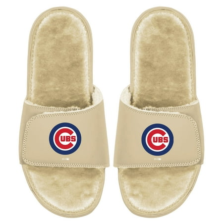 

Men s ISlide Tan Chicago Cubs Dune Faux Fur Slide Sandals