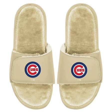 

Men s ISlide Tan Chicago Cubs Dune Faux Fur Slide Sandals
