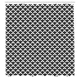 thumbnail image 2 of Ambesonne Abstract Shower Curtain, Diagonal Monotone Squares, 69"Wx84"L, Dark Grey and White, 2 of 4