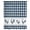 Peacock Blue, variant on Farmhouse Blue Plaid Sheer Curtains 96 Inches Long, Vintage Country Cock Checkered Light Filering Curtains, Privacy Drapes Simi Floor to Veiling Curtain for Living Room Bedroom Large Window Treatment
