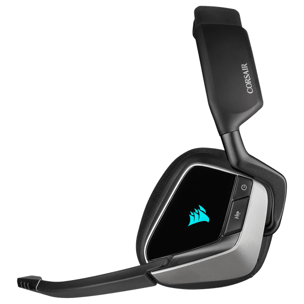 beslag Udvidelse mangel Corsair Void RGB Elite Wireless, Silver Edition Gaming Headset - Walmart.com