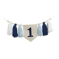thumbnail image 3 of 1 banner de cumpleaños para silla alta Banner de silla alta Niños para niños Decoración de la habitación para niños 1 año Banner de cumpleaños primer azul, 3 of 8