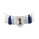 thumbnail image 3 of Banner de primer cumpleaños, banner de trona para primer cumpleaños, decoración para fiesta, baby shower azul, 3 of 9