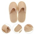 thumbnail image 3 of Yongwei 10Pcs Unisex Guest Spa Slippers for Hotel Travel (Yellow), 3 of 10