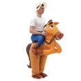 thumbnail image 4 of Disfraz inflable de caballo de cola grande, ropa de fiesta de tela de poliéster, ciclismo animal, 4 of 5