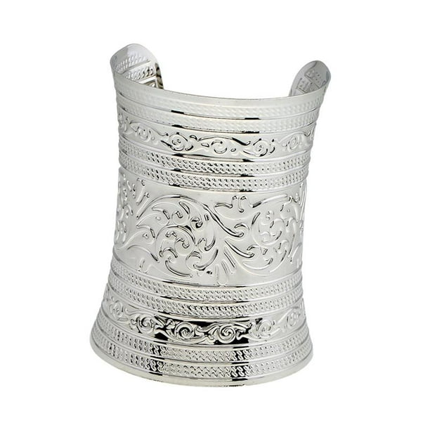 Brazalete Sunnimix Joyería de pulsera de moda Plata 10cm