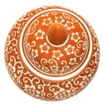 thumbnail image 6 of Red Lantern 18" White Flowers on Orange Temple Jar, 6 of 8