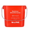thumbnail image 3 of Alpine Industries Cleaning Pail, Plastic Bucket, Multi-lingual, 6 Qt., Red, 3 of 8