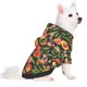 thumbnail image 2 of Fotbe Fruits Peach Sudadera con Estampado para Perros Pequeños – Suéter con Capucha para Mascotas, Tela Suave de Forro Polar con Bolsillo-X-Small, 2 of 7
