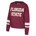 thumbnail image 2 of Women's Colosseum Garnet Florida State Seminoles Lost City Speckle Pullover Sweatshirt, 2 of 3
