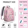 thumbnail image 6 of Adorable Axolotl Fantasy Creature Waterproof Backpack - Ergonomic Student Daypack with Adjustable Straps & Durable Double Zipper for School Lovers, 6 of 6