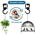 thumbnail image 1 of 6 Pcs Ceiling Hooks for Hanging Plants,Heavy Duty Metal Plant Hooks, Screw in Hooks for Hanging Birdfeeders, 1 of 6