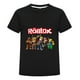 thumbnail image 1 of Ropa Infantil para Niño con Diseño de Roblox, Camiseta Gamer Estampada de Algodón, Playera Casual para Regalo, 1 of 4