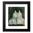 thumbnail image 2 of Richard Gerstl 20x23 Black Modern Framed Museum Art Print Titled - The Sisters Karoline and Pauline Fey (1905), 2 of 5
