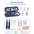 thumbnail image 6 of Insulin Cooler Travel Case Organizer Bag Thermometer Display Durable EVA Material for Adults Travel Use, 6 of 8