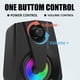 thumbnail image 4 of Altavoz envolvente con sonido estéreo X2 con luz RGB para escritorio portátil PC Subwoofer USB Levamdar, 4 of 6