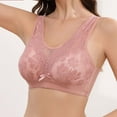 thumbnail image 3 of Hfnxid Women Bras Under $ 5.00,Woman's Embroidered Glossy Comfortable Breathable Bra Underwear No Rims, 3 of 3