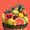 Fruit, variant on Vibrant Fruit Bowl Canvas Print, Perfect for Kitchen, Dining Room, Living Room, Home Office, Coffee Shop