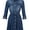 Light Blue, variant on Women's Jean Shirt Dress Long Sleeves Waist Ties Casual Short Chambray Denim, Blue, Medium