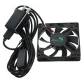 thumbnail image 4 of USB Ecological Rainforest Landscape Tank Exhaust Fan Adjustable Timing Exhaust Fan Black (Can Connected Timer), 4 of 5