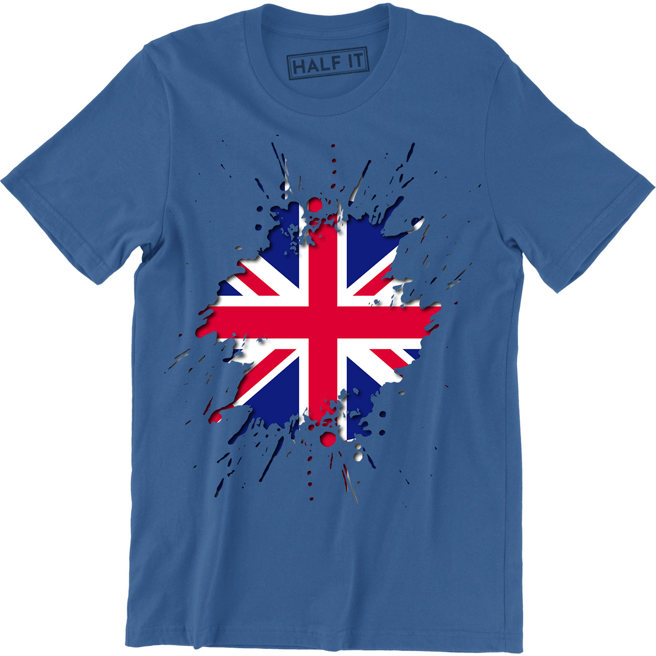 Torn Union Jack Flag Funny Men's Country British Fashion Sport Tee ...