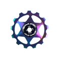 thumbnail image 1 of Bike Rear Derailleur Pulley Bicycle Rear Derailleur Pulley Guide Wheel Multi-tooth Design Universal Fit Anodized Resistant Bike Accessories Chain Drop, 1 of 8
