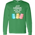 thumbnail image 3 of Inktastic Easter Hangin' with My Peeps Long Sleeve T-Shirt, 3 of 5