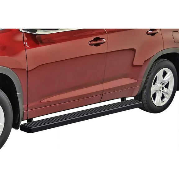 2008-2019 Toyota Highlander Gas & Hybrid (Cutting required) Black Finish iStep 5 Inch Door to Door sidestep