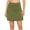 Army Green 1, variant on UAMVSH Tennis Skirts for Women Solid Color Athletic Skorts Sport Running Workout Skirt Built-In Shorts