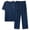 Dark Blue, variant on Bovxnpu Men's Clothing Set 2 Piece Loungewear Set Cotton Short Sleeve Crew Neck Men's Casual Pullover Shorts Set