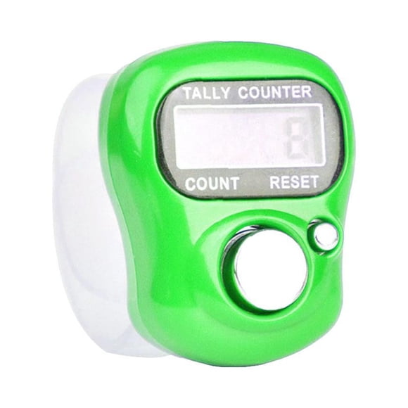 KRONDO 5PCS Finger Counter,Electronic Finger Counter,5-Digit Number Count Clicker,Mini LCD Digital Display Tally Counter,Handheld Number Click Counter,Hand Tally Counter for Knitting,Crochet,Lap,Golf