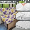 thumbnail image 6 of XYZCANDO Pansy RV Dinette Cushions Universal RV Decor Stretchable Sofa Covers Furniture Protector Comfortable Slip Covers for Loveseat Purple, 6 of 7
