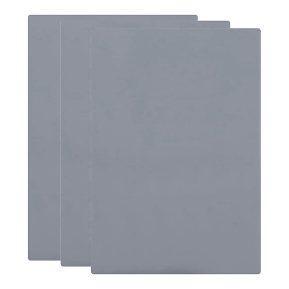 3 Pcs Rubber Stamp Sheets for Laser Engraving Machine, A4 Rubber Stamp Sheets for Laser Cutter ,2.3 mm Grey