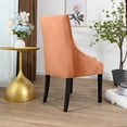 thumbnail image 4 of Rosnek 1/2 Pack Velvet Arm Chair Covers Spandex Stretch Banquet Chair Protector Cover Dining Seat Cover Slipcover Home Decor, 4 of 7