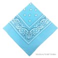 thumbnail image 2 of Toystoory Turbante Bandana Pañuelo cuadrado de moda Paisley Diadema con patrón Pañuelo Pañuelo Accesorios Regalos Azul cielo Type3 NO3, 2 of 6