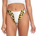 thumbnail image 1 of Balery Leopard Gnomes Tangas de Algodón para Mujer con Estampado – Ropa Interior Sexy, Transpirable, G-string-Medium, 1 of 6