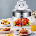 thumbnail image 2 of 17L Air Fryer Glass Infrared Convection Oven Roaster Glass 360 Heating Cooker 110V-120V 1200W-1400W 15.35*12.99in for Home Kitchens, Restaurants, Family Gatherings, 2 of 9