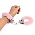 thumbnail image 1 of Adult SM Furry Soft Metal Handcuffs Chastity Toys For Couple PK, 1 of 2