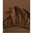 thumbnail image 4 of NTBAY Microfiber California King Fitted Sheet, Ultra Soft and Breathable Fitted Bed Sheet with 15" Deep Pocket, 72x84 inch, Brown, 4 of 5